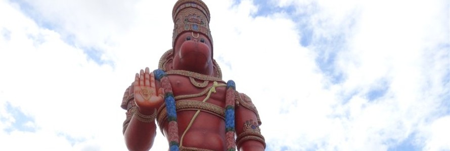 Hanuman Murti Statue is 885-foot tall, Carapichaima, Trinidad.