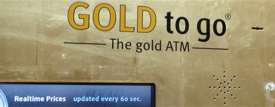 Only in Dubai would you have a gold ATM!