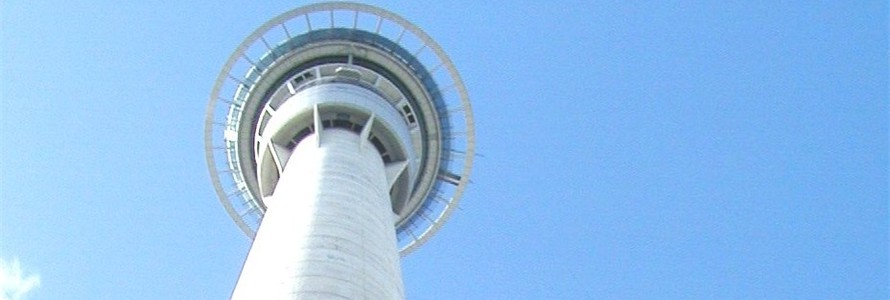 Auckland Sky Tower, North Island.  You can bungy jump from here.